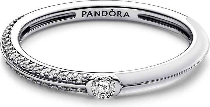 Immagine prodotto Pandora ME Anello doppio Pavé e Bianco (64, 925 Argento)