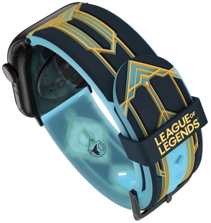 Produktbild Moby Fox League of Legends bracelet pour smartwatch Sculpted 3D Hextech Magic (22 mm, Silikon, Edelstahl)