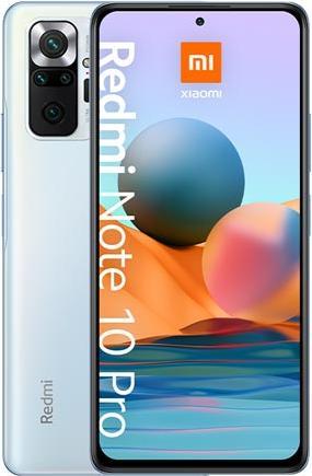 Actual product image Xiaomi Redmi Note 10 Pro (64 GB, Glacier Blue, 6.67", Dual SIM, 108 Mpx, 4G)