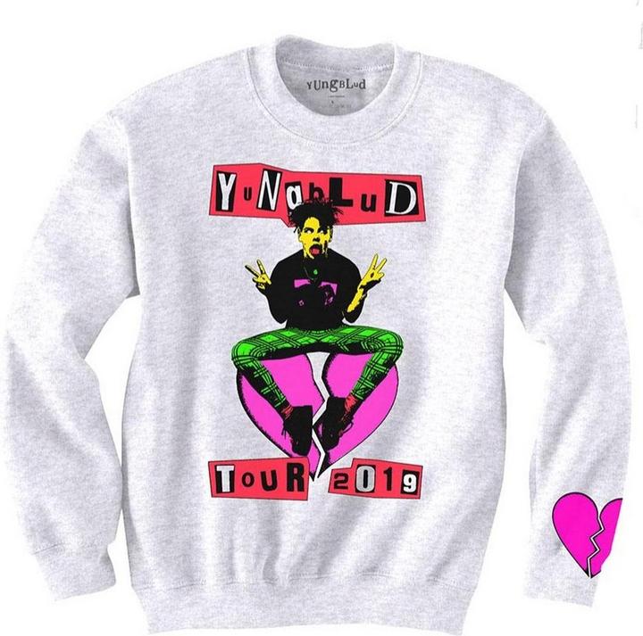 Yungblud Erwachsene Tour Rücken & Ärmel drucken Sweatshirt