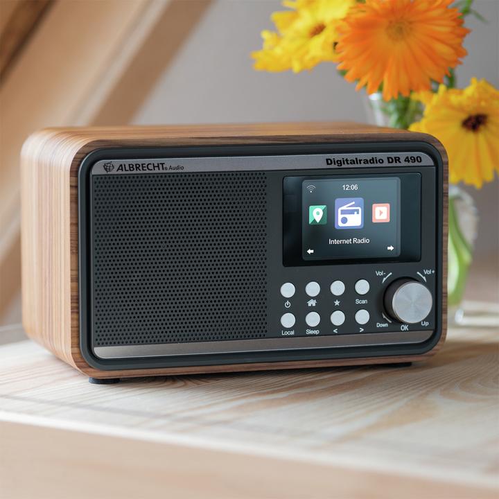 Produktbild Albrecht DR 490 (DAB+, UKW, Internetradio, WLAN)