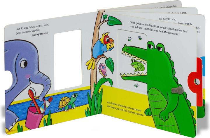 Actual product image Crocodiles also want to brush their teeth (German)