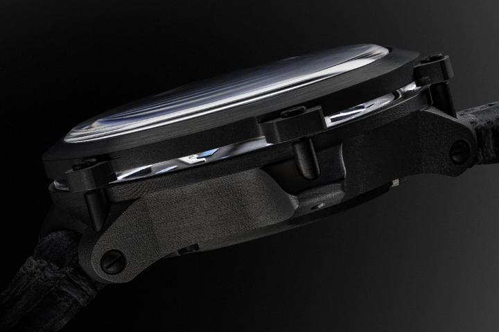 Actual product image U-Boat 8806 Capsule 50 mm PVD BK BL automatic men's watch 10ATM (Sports watch)