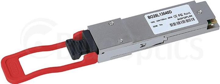 Produktbild BlueOptics Mikrotik QSFP28-100G-ER4 kompatibler QSFP28 BO28L13640D
