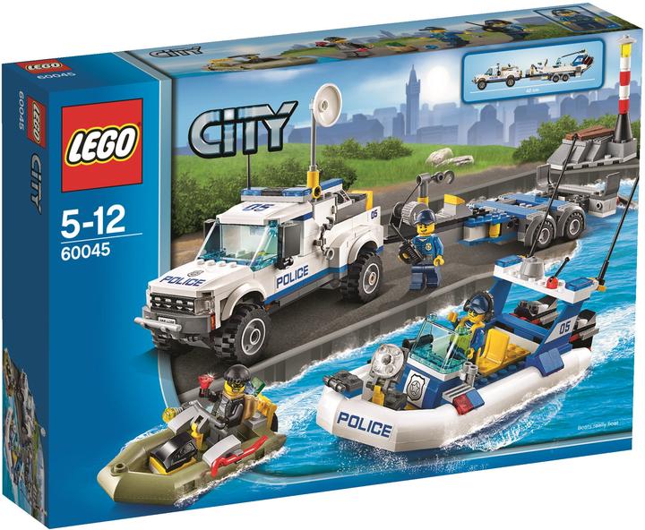 Produktbild LEGO City Polizei Boot Transporter (60045, LEGO City)