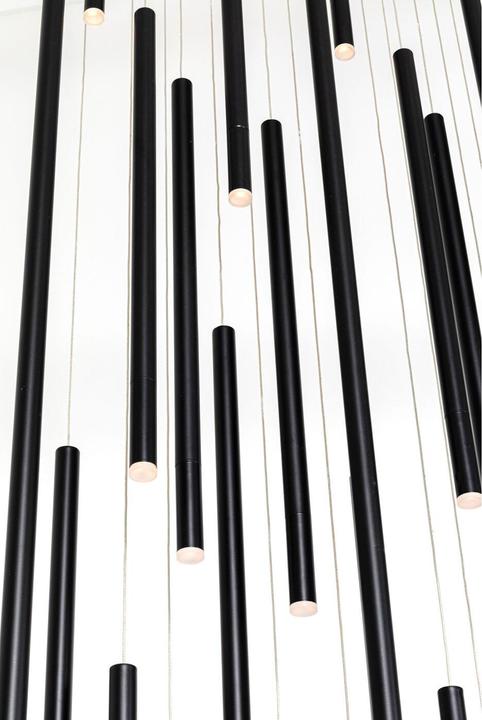 Actual product image Kare Design Pendant lamp Living Vegas Deluxe black matt LED (GU10, G9, 215 lm)