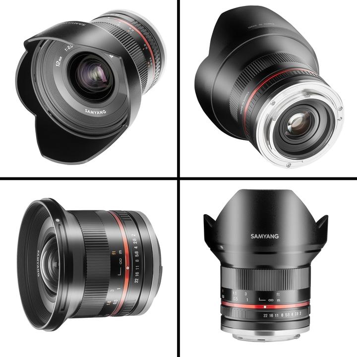 Produktbild Samyang 12mm f/2.0 NCS CS, Canon M (Canon EF-M, APS-C / DX)