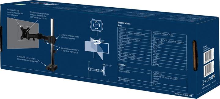 Produktbild HP Tischhalterung ARCTIC Z1 Gen 3 (Tisch, 38")