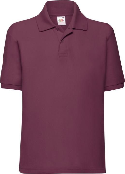Actual product image Fruit of the Loom Childrens/Kids 65/35 Plain Pique Polo Shirt (164, 170)