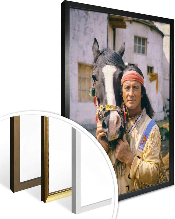 Produktbild Trenddeko Pierre Brice - Winnetou (30 x 40 cm)