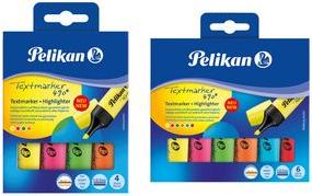 Immagine prodotto Pelikan Evidenziatore 490 (Giallo neon, Rosa neon, Verde neon, Arancione neon, 2 mm, 6 x)