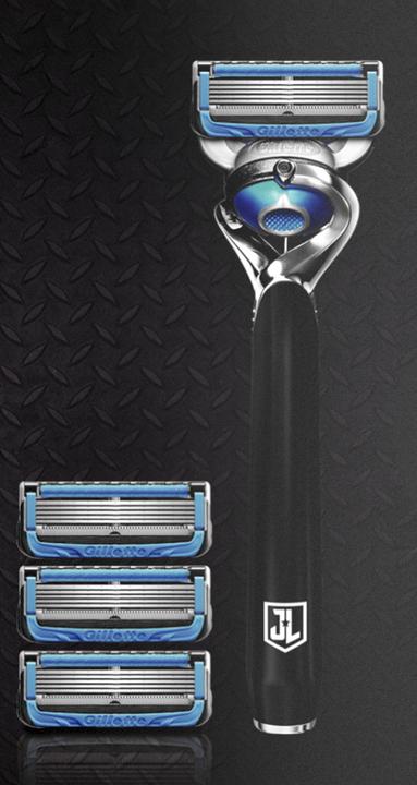 Actual product image Gillette ProShield Justice League gift set