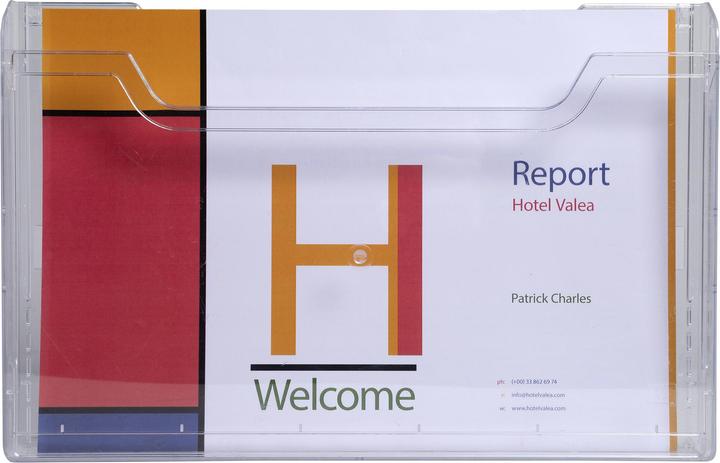 Image du produit Exacompta Porte-brochures mural (A4, De part et d'autre)
