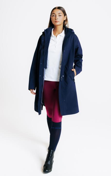 Image du produit Fouganza Veste équitation longue imperméable - marine (S)