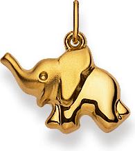 Produktbild Natsumi Schmuck Anhänger Elefant Gold 18K/750 (750/18 K Gelbgold)