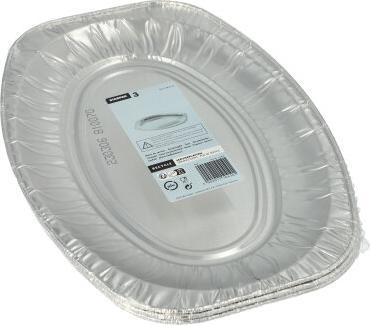 Actual product image Papstar Serving plates aluminium, 3 pieces (3 x)