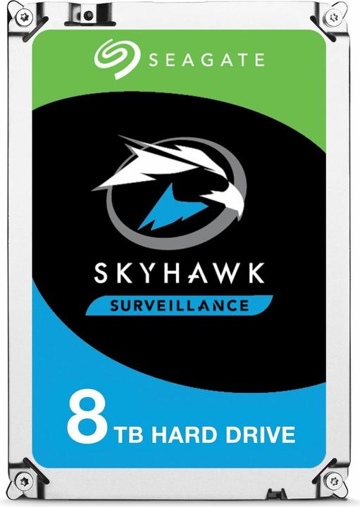 Image du produit Seagate Disque dur SkyHawk 8TB 256MB 7.2K (8 To, 3.5")