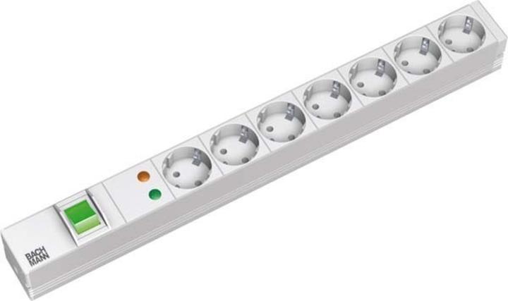 Produktbild Bachmann Verlängerungsschnur (Rack (7 x, CEE 7/4, 2 m)