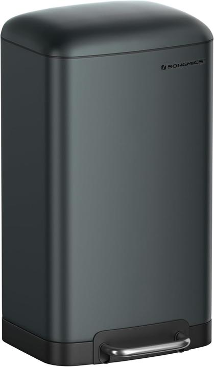 Actual product image Songmics 30L Waste Bin, Smoke Grey (30 l)