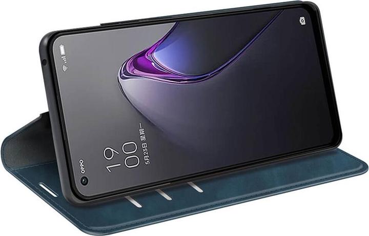 Produktbild Cover-Discount OPPO Reno8 - Stand Flip Case Hülle dunkelblau (Oppo Reno 8)