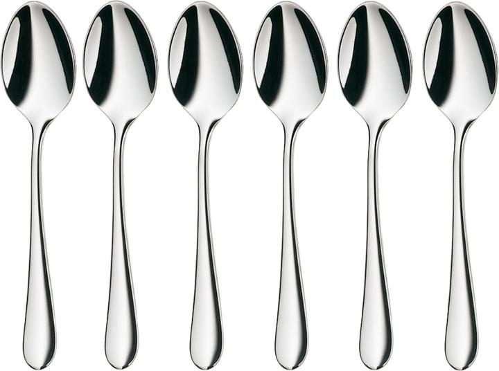 Espressolöffel Set 6tlg 10,8cm Merit Edelstahl poliert kratzbeständig (6 Stück, Löffel)
