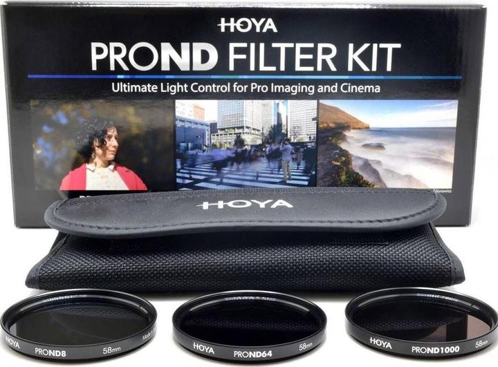 Produktbild Hoya PRO ND Filter Kit 8/64/1000 Filterset (72 mm, ND- / Graufilter)