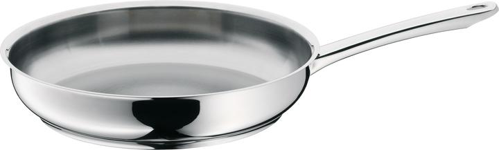 Produktbild WMF Edelstahlpfanne Bratpfanne 24cm Pfanne Induktion Profi unbeschichtet (24 cm, Bratpfanne, Edelstahl)