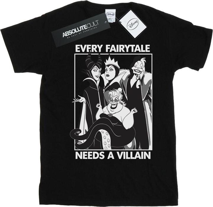 Immagine prodotto Disney Every Fairy Tale Needs A Villain Maglietta Ragazze (152, 158)