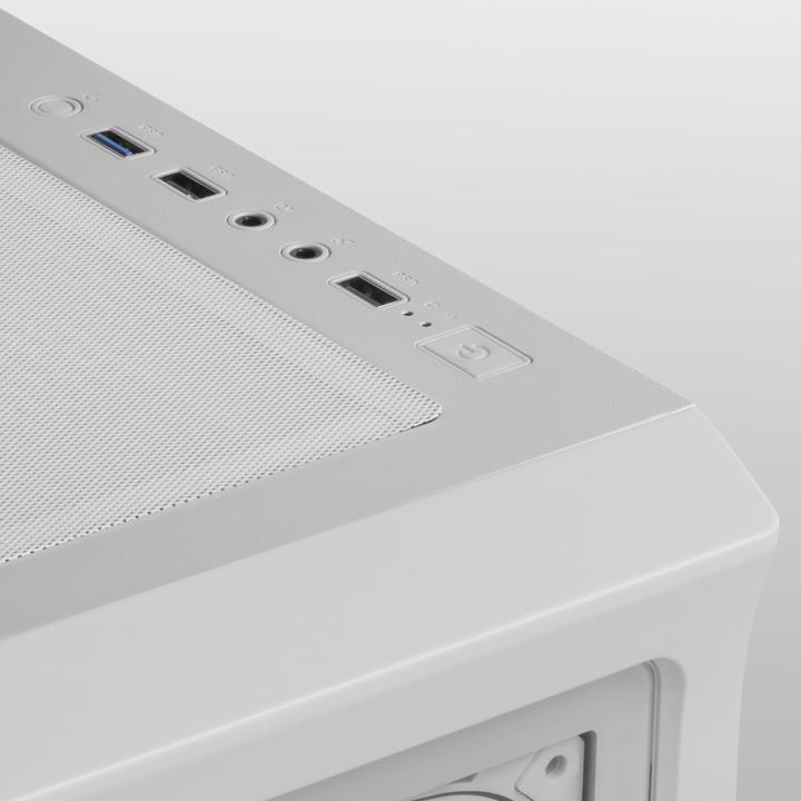Produktbild Mars Gaming Boitier Grand Tour E-Atx Mc-Neo RGB Avec Panneau Vitré (Blanc) (mATX, Mini-ITX, ATX)