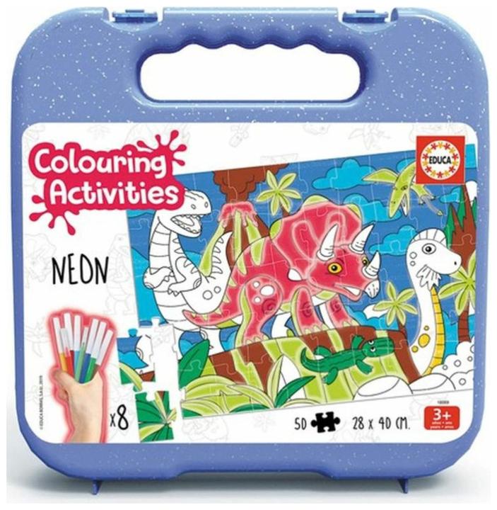Produktbild Educa Coloring Dinosaurier (50 Teile)