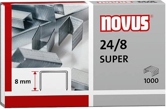 Actual product image Novus 24/8 SUPER staple pack 5000 staples