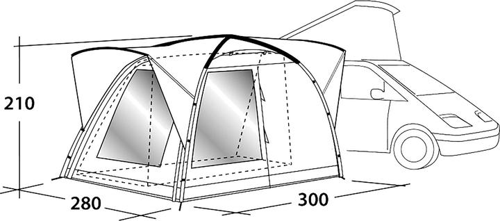 Actual product image Outwell Milestone Pace Tent (13.20 kg, 4 persons)