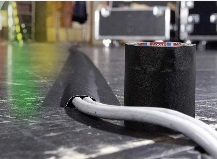 Actual product image tesa Tunnel Tape PP Black (matt) 2 (150 mm)