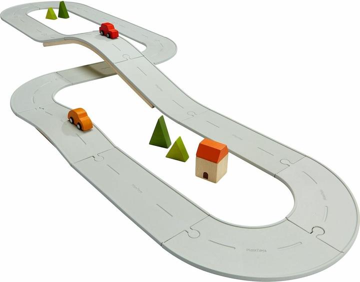 Produktbild Plantoys Strassen und Schienen Set aus Kautschuk