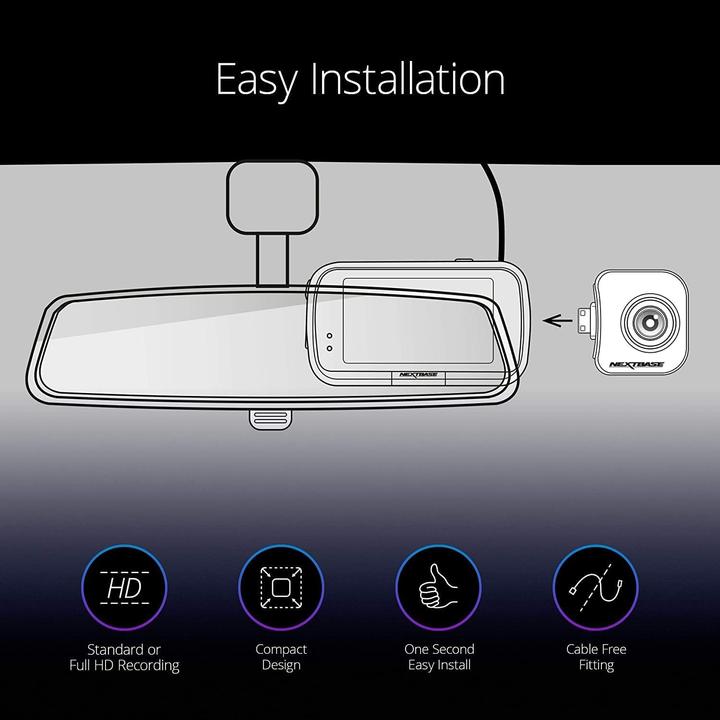 Produktbild Nextbase Cabin View Camera (Eingebautes Display, Eingebaute Anzeige, Beschleunigungssensor, WLAN, GPS-Empfänger, Eingebautes Mikrofon, Bluetooth, HD)