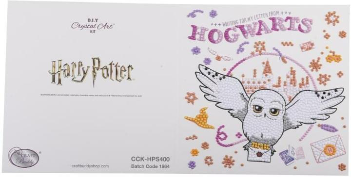 Immagine prodotto Craft Buddy Hogwarts & Edvige, biglietto d'arte in cristallo 18x18 cm