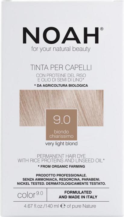 Immagine prodotto Noah Colore per capelli n. 9.0 Biondo Extra Chiaro 140ml (Extra Biondo Chiaro)