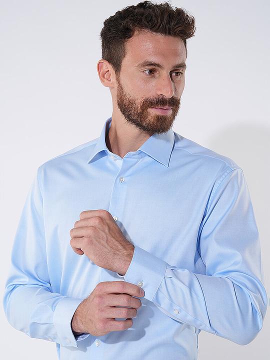 Image du produit Eterna Chemise homme MODERN FIT manches longues standard BLEU Gr.42 (42)