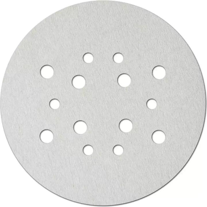 Dedra Schleifscheiben weiss universal 225mm, Körnung 100, Klettverschluss, Satz à 5 Stück (100er)