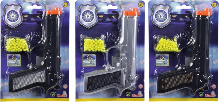 Produktbild Simba Kugelpistole mit Munition, 3-sort.