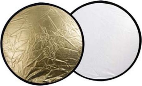 Actual product image Linkstar Reflector 2 in 1 R-30GS Gold/Silver 30 cm (Reflector, 30 cm)