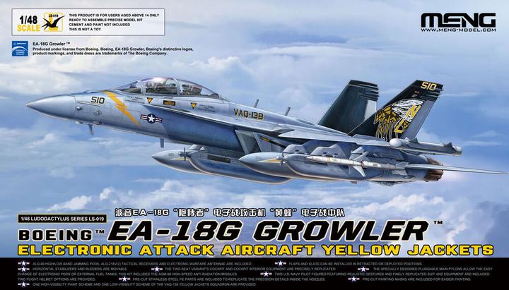 Immagine prodotto Meng-Model Boeing EA-18G Growler, aereo da attacco elettronico delle Giacche Gialle