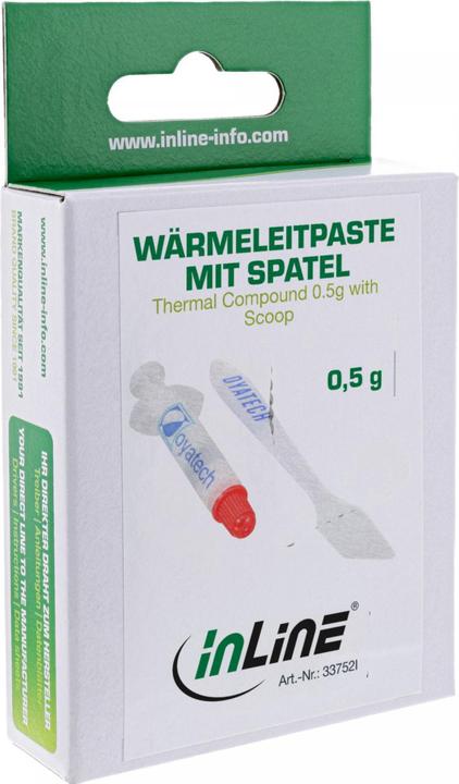 Produktbild InLine Wärmeleitpaste (1.73 W/m K, 0.50 g)