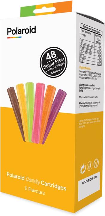 Polaroid Filament 48x mixed flavour Candy Filament essbar (4 g, Mehrfarbig)