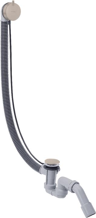 Produktbild Axor Ab-/Überlaufgarnitur FLEXAPLUS S m Fertigset f Sonderw. brushed nickel (Überlaufgarnitur, 1 1/2“)
