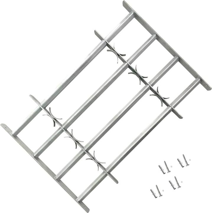 Immagine prodotto Diverse Hardware Fenstergitter Verstellbar mit 4 Querstäben 1000-1500 mm
