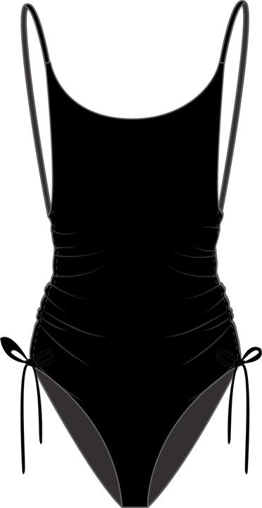 Banana Moon badeanzug, einteilig, damen nessy black (42)