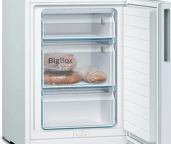 Produktbild Bosch Hausgeräte Serie 4 KGV362WEAS, 308 L, SN-T, 4.5 kg/24h, E, Fresh zone compartment, White (308 l)