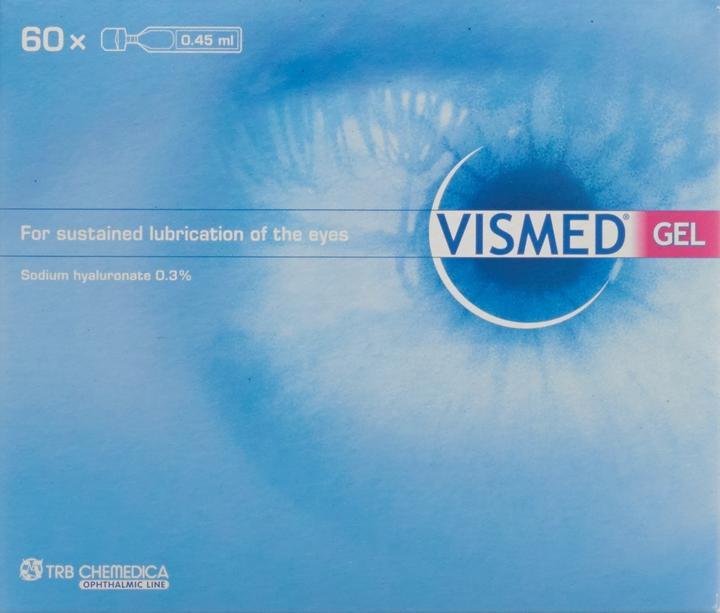 Produktbild Vismed Hydrogel (27 ml, VISMED Gel 3 mg, ml Hydrogel Monodosen 60 x 0.45 ml)
