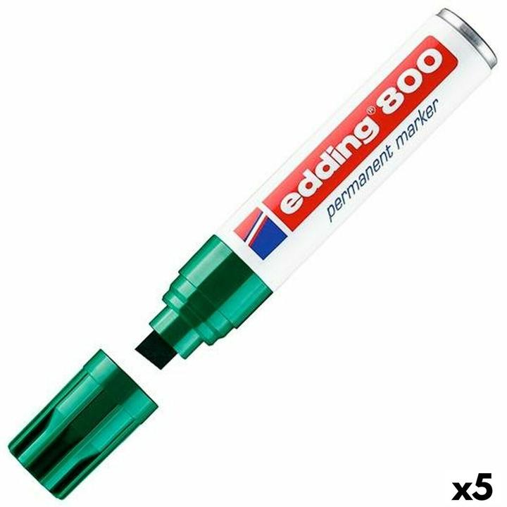 Image du produit Edding Marqueur permanent 800 (Vert, 12 mm, 5 x)